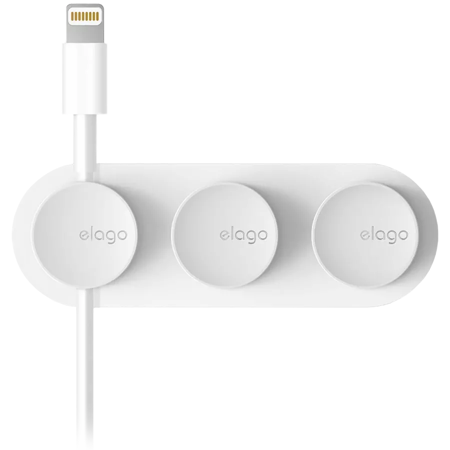 ELAGO , Ақ|АғылшынMagnetic Cable management (3 buttons + Bar)Ағылшын| — image №1