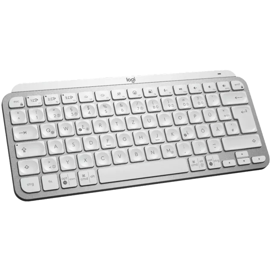 LOGITECH MX Keys Mini Keyboard, Wireless, Pale Grey, Slovenian/International EN — Image №2