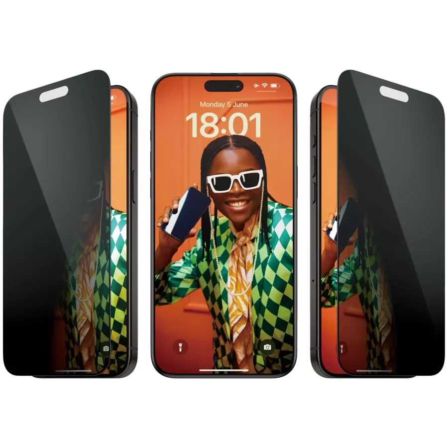 Захисне скло PanzerGlass Privacy для iPhone 15 Pro Max — Зображення №1