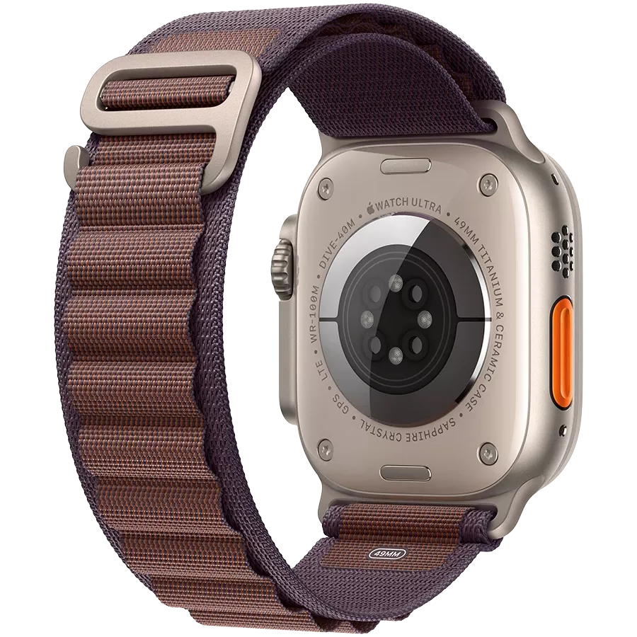Apple Watch Ultra Series 2 GPS + Cellular, 49mm, Natural, Indigo Alpine Loop, Small — Image №3