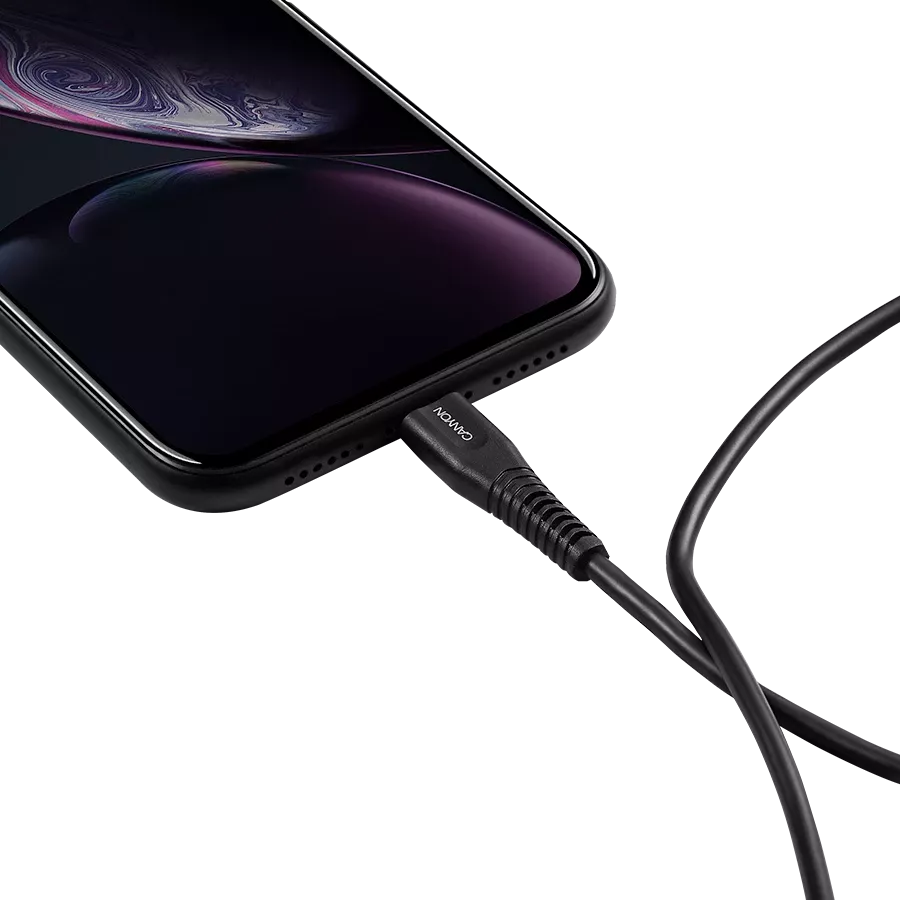 CANYON USB Cable MFI-4, Black, 1.2m — Image №3