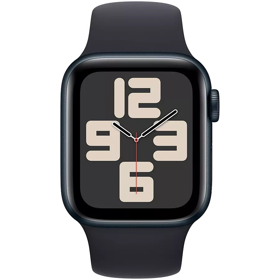 Apple Watch SE GPS Gen.2 (2023), 40mm, Midnight, Midnight Sport Band, S/M — Image №2