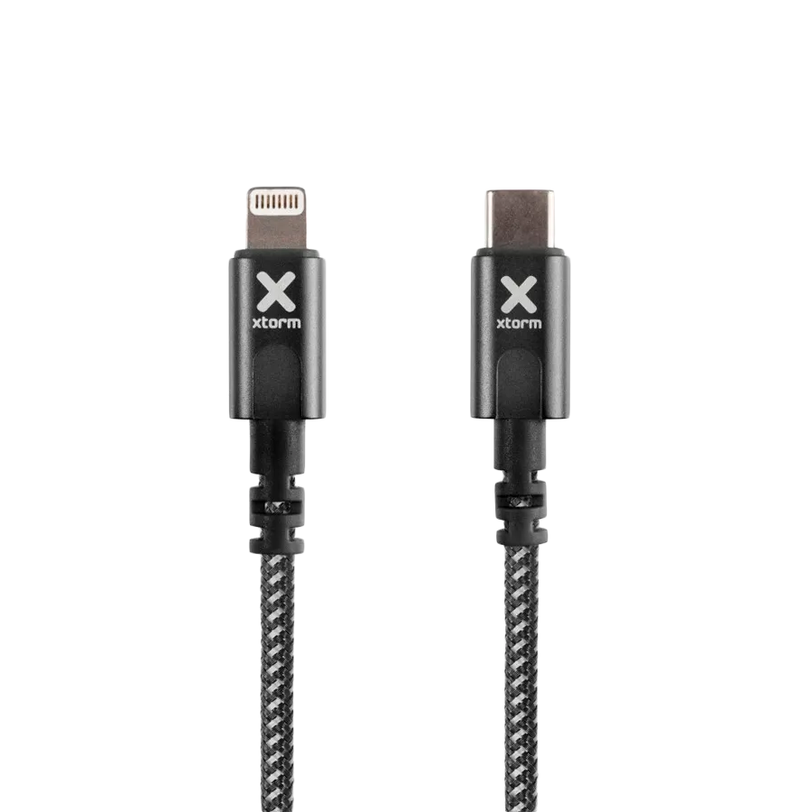 XTORM Καλώδιο USB-C σε Lightning, 1 μετρητής, Νουάρ — Εικών №1