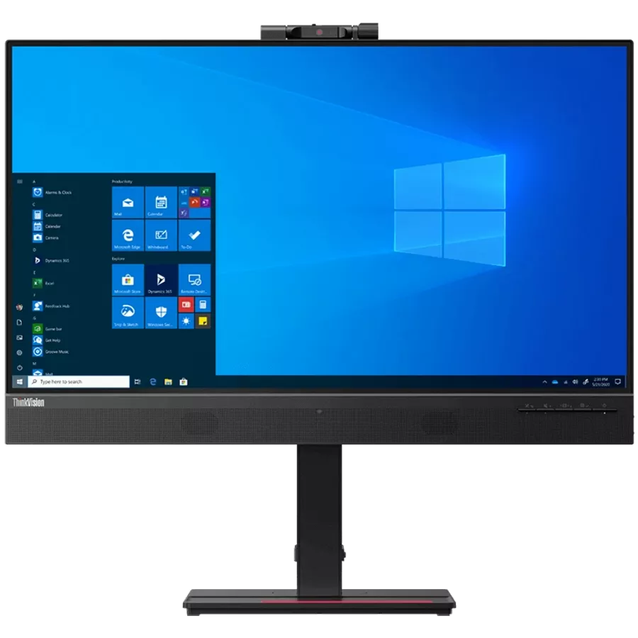 Οθόνες LED LENOVO ThinkVision T27hv-20 (27", 2560x1440, IPS) Raven Black — Εικών №1