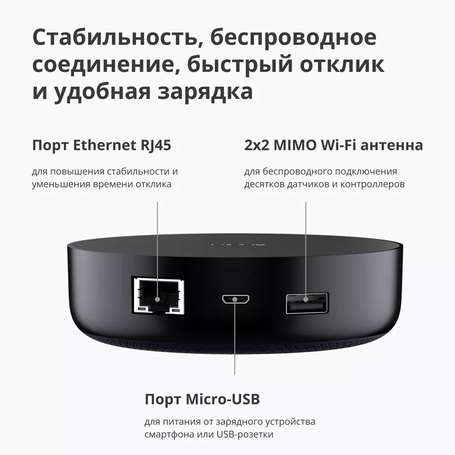 Центр умного дома AQARA M2, Черный — image №9
