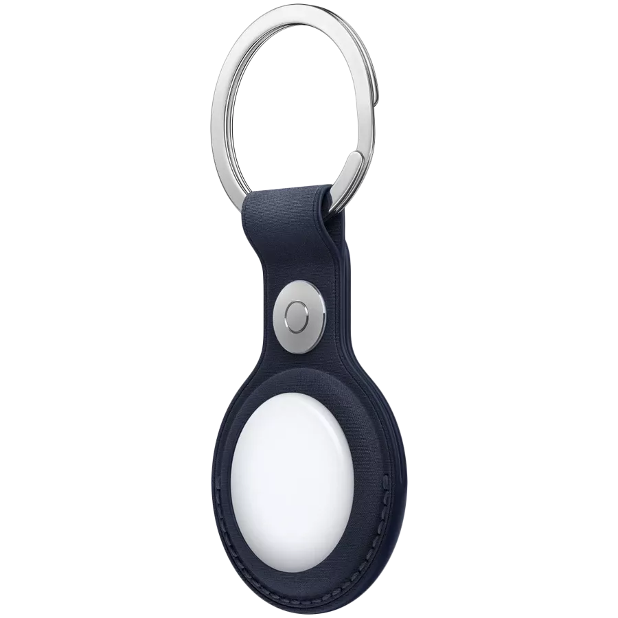 APPLE FineWoven Key Ring за AirTag, Тёмно-Синий — Зображення №2
