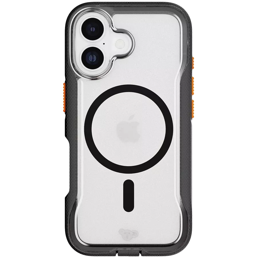 TECH21 Защитный чехол EvoPro with MagSafe, Прозрачный/Чёрный для iPhone 17 — Изображение №1 TECH21 Защитный чехол EvoPro with MagSafe, Прозрачный/Чёрный для iPhone 17 — Изображение №1