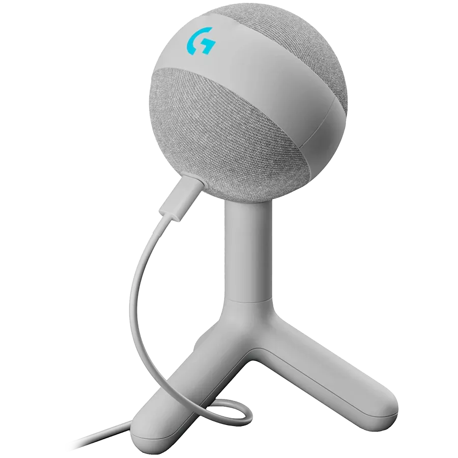 Gaming Microphone LOGITECH (CIS) (20кГц, Проводное) Off-White — Изображение №1