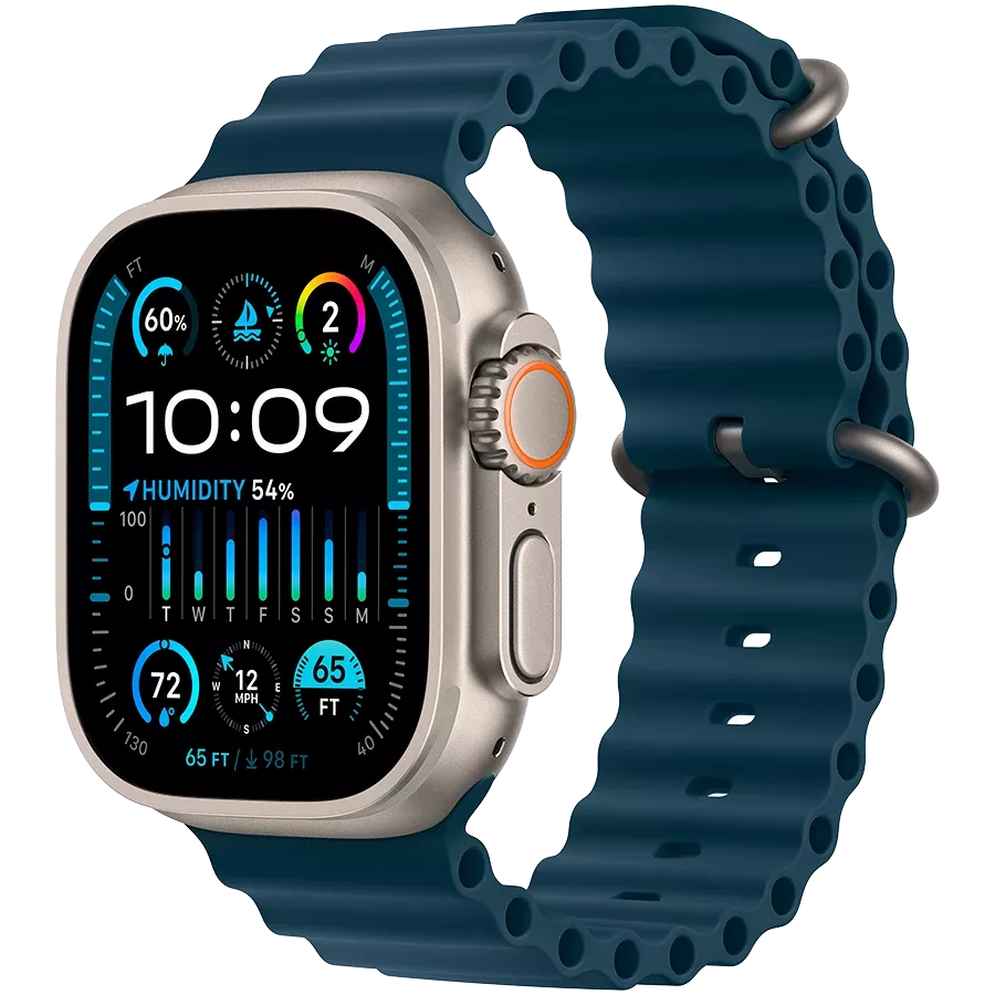 Apple Watch Ultra Series 2 GPS + Cellular, 49mm, Natural, Blue Ocean Band — Image №1