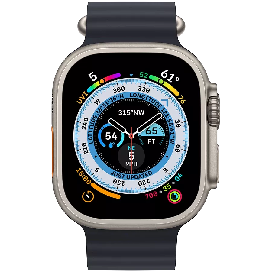 Apple Watch Ultra GPS + Cellular, 49millimetr, Natural, Midnight Ocean Band — Изображение №2