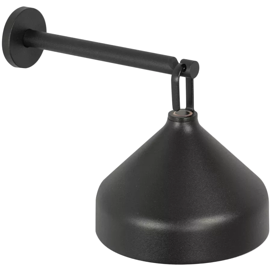 ZAFFERANO AMELIE WALL LAMP 120x140x200mm. PAINTED MATT BLACK 3.0W LED 95-130lm. — Image №1