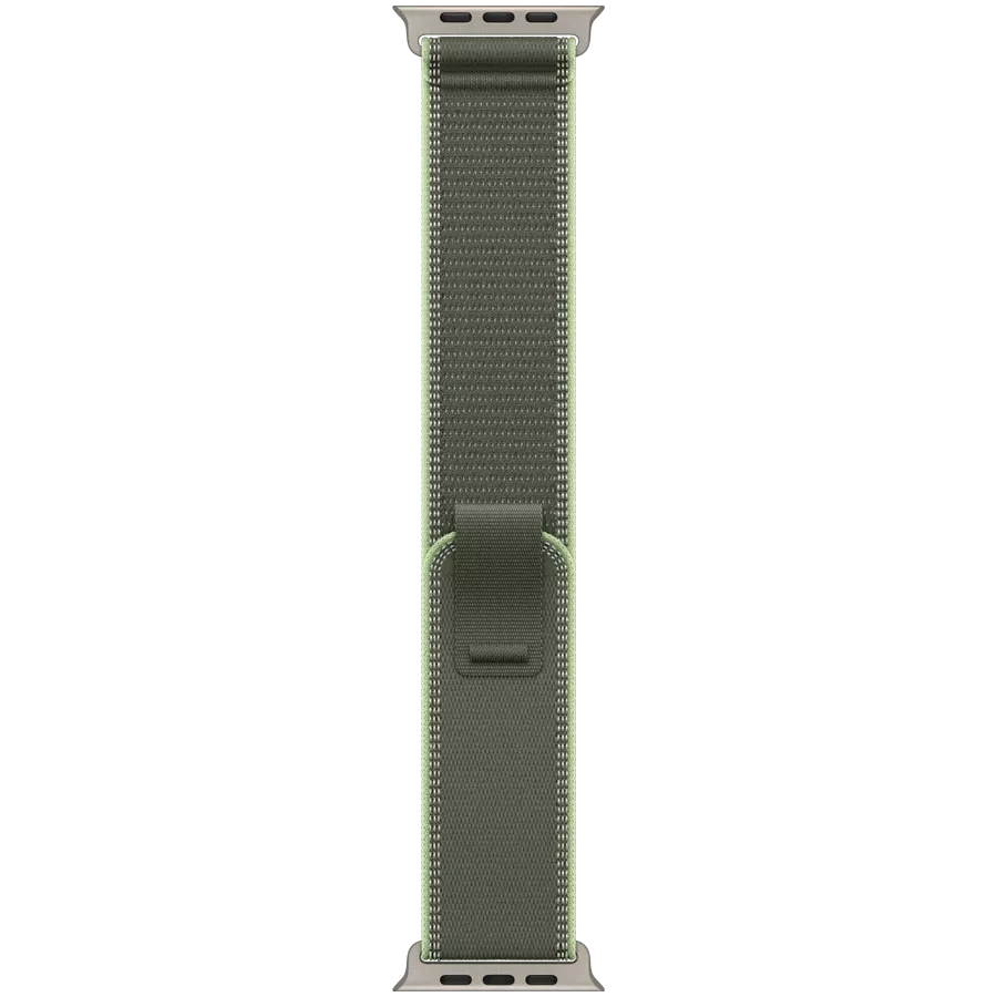 Apple 49mm Trail Loop - S/M Band Trail Loop - Natural Titanium Finish Green/Neon for Apple Watch 44/45/46/49 mm — Image №3 Apple 49mm Trail Loop - S/M Band Trail Loop - Natural Titanium Finish Green/Neon for Apple Watch 44/45/46/49 mm — Image №3