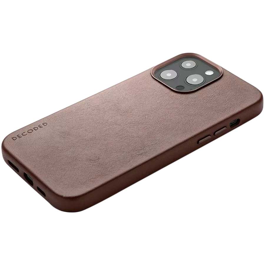DECODED Θήκη Leather Case με MagSafe, Καφέ for iPhone 13 Pro Max — Εικών №3