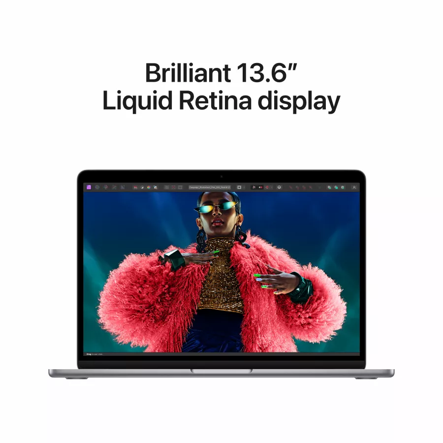 Apple MacBook Air 13.6"  Apple M3 (8C CPU/10C GPU), 16 GB, 512 GB, Space Gray, 2024 — Image №5