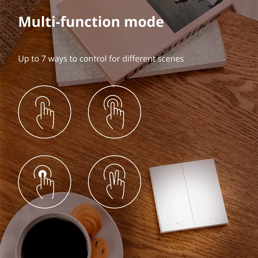 Wireless remote switch H1 (double rocker) AQARA, White — Image №7