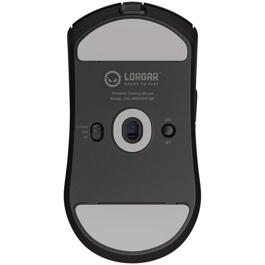 LORGAR MSE90W Gaming Mouse, Wireless, Black — Image №10