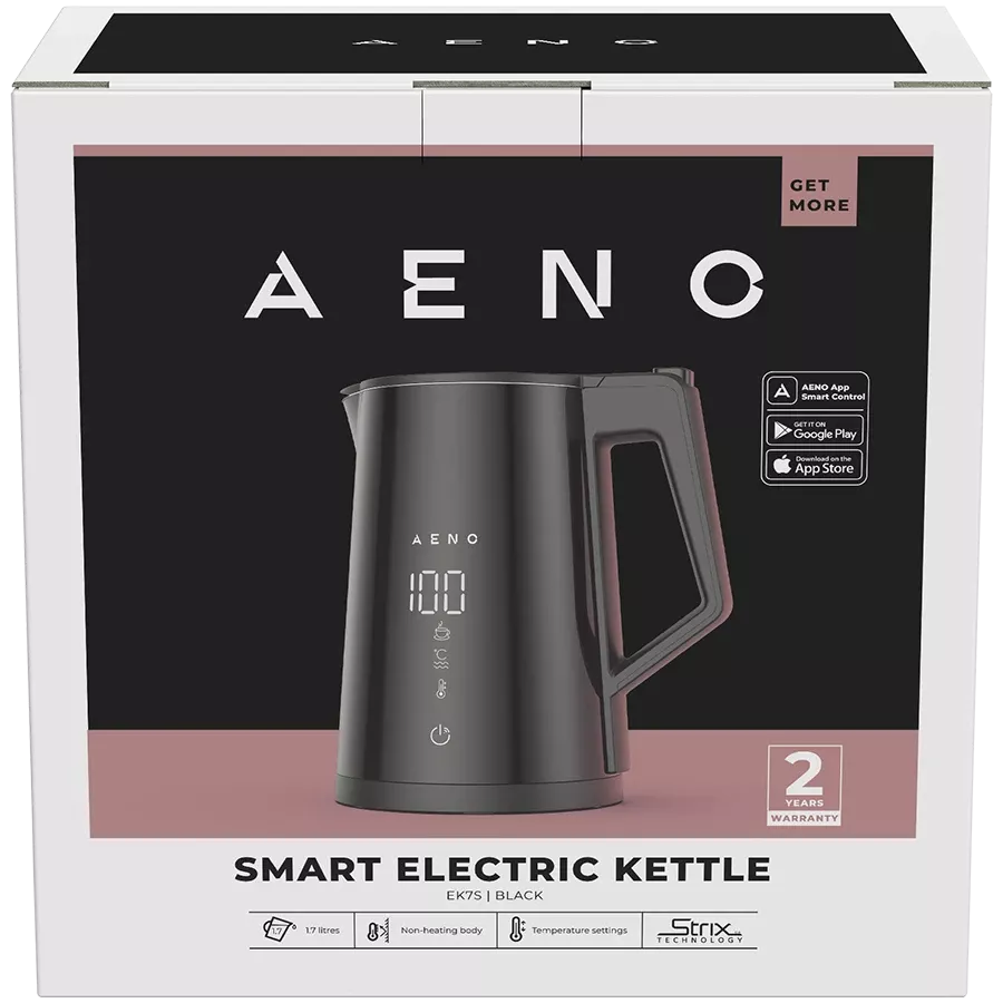 AENO EK7S Kettles (1.7 L), Black — Image №3