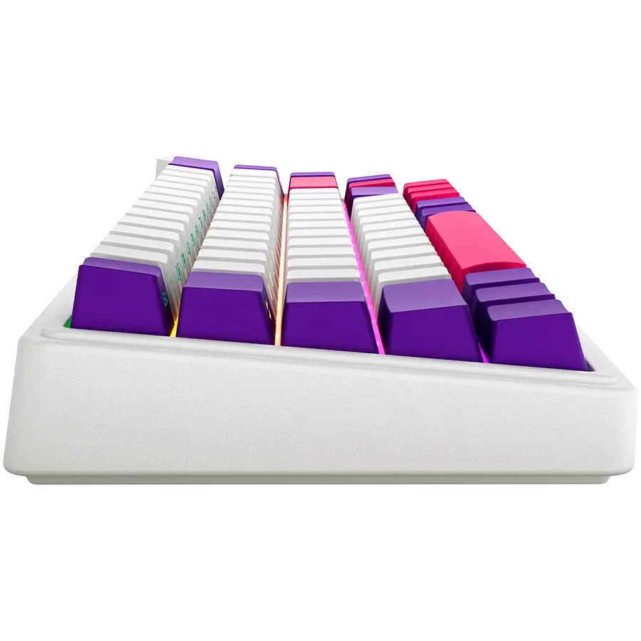 LORGAR KBP70MW Gaming Keyboard, Wireless, White, EN — Image №4