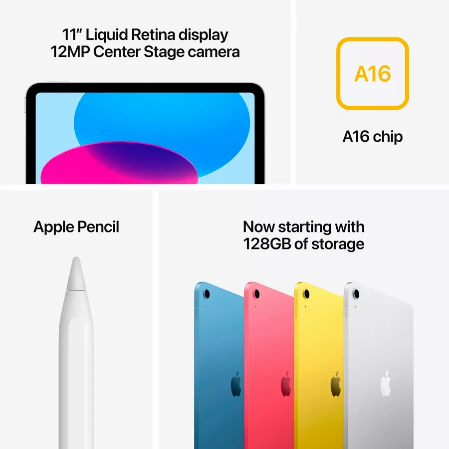 iPad A16, 128 GB Wi-Fi 2025, Silver — Image №7