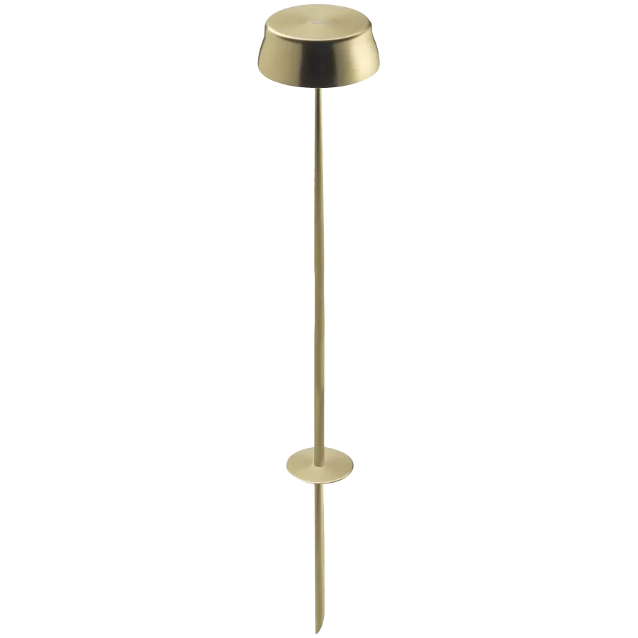 ZAFFERANO SISTER LIGHT WI-FI GARDEN 132x1060mm. ANODIZED GOLD. 3.2W 22/27/30/40K-5Vdc — Image №1
