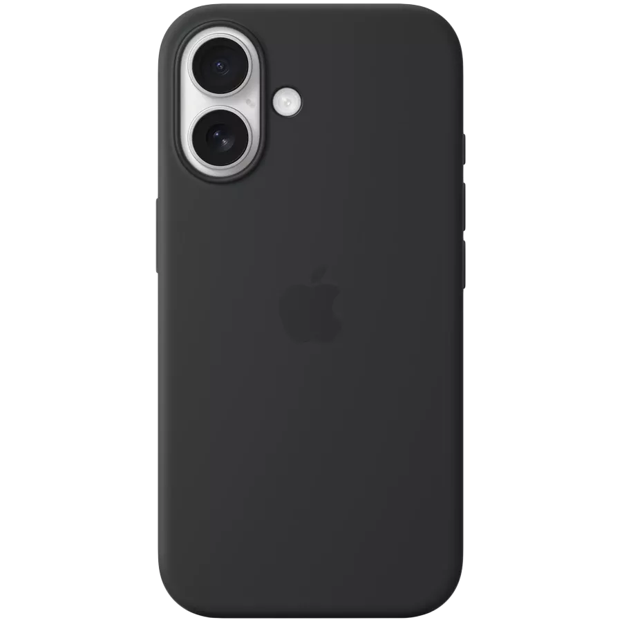 APPLE Silicone Case with MagSafe Black for iPhone 16 — Image №1