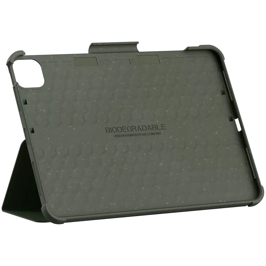 Обложка Smart Folio UAG BIODEGRADABLE OUTBACK  Оливковая для iPad Air (5-го поколения) — Изображение №5