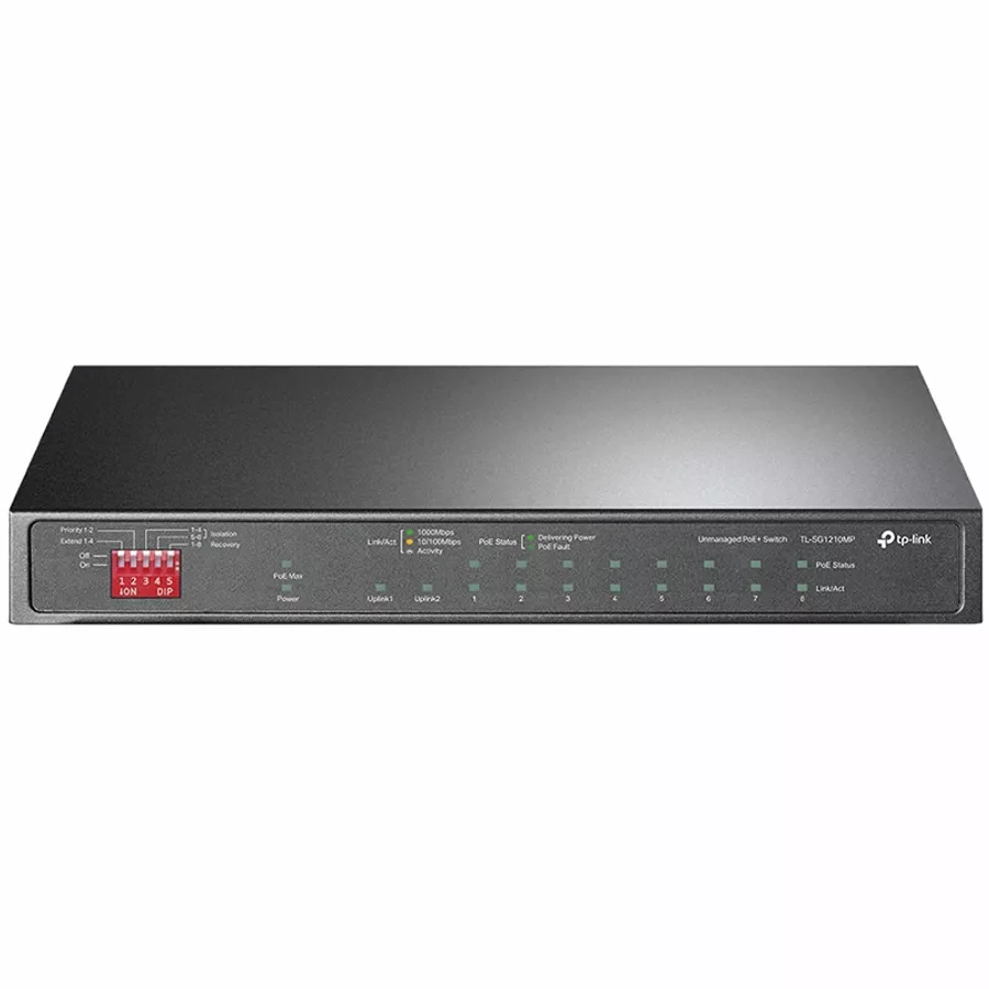 TP-LINK Network Switch TL-SG1210MP — Image №1 TP-LINK Network Switch TL-SG1210MP — Image №1