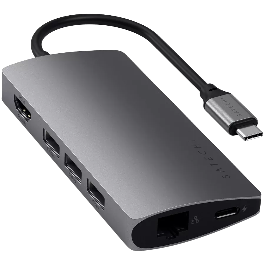 Многопортовый адаптер SATECHI V2 USB-C 4K с Ethernet — Изображение №2
