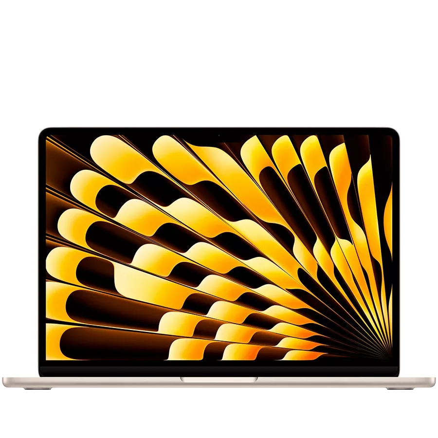MacBook Air 13.6"  M3 (8C CPU/8C GPU), 8 GB, 256 GB, Starlight — Image №1