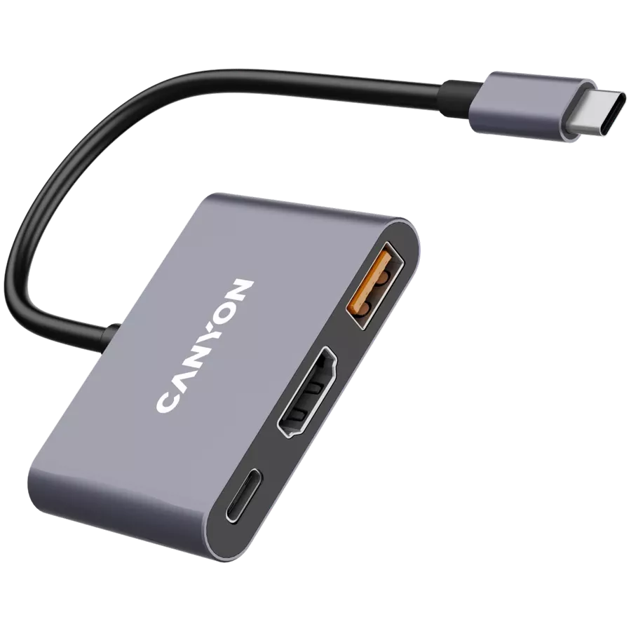CANYON  DS-4  Multiport Adapter  Γκρι — Εικών №3