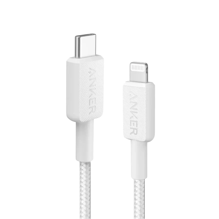 ANKER USB-C to Lightning Cable, 1.8 m, White — Image №1