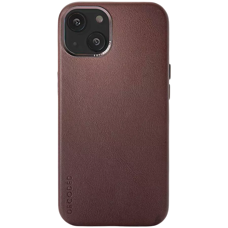 DECODED Θήκη Leather Case με MagSafe, Καφέ for iPhone 13 mini — Εικών №1