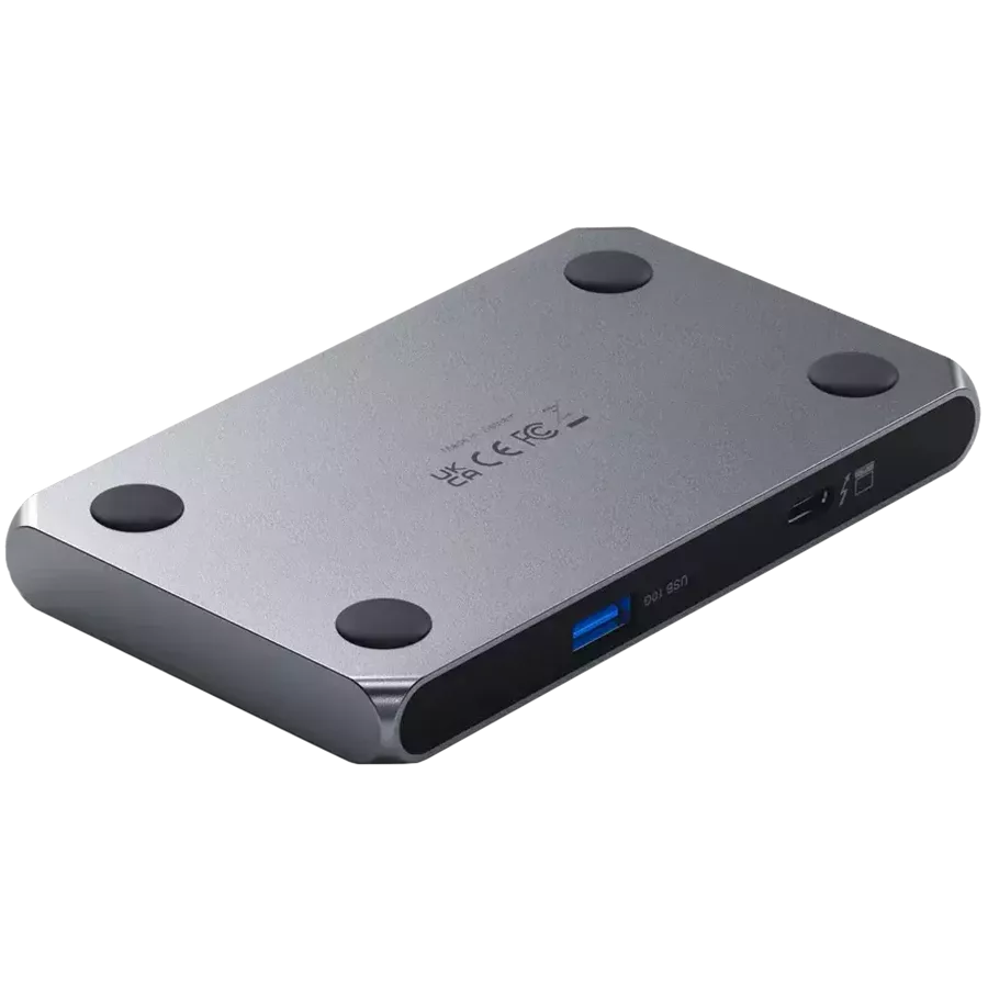 Док-станция SATECHI Thunderbolt 4 Slim Hub, Серый космос (ST-T4SHM-EU) — Изображение №2