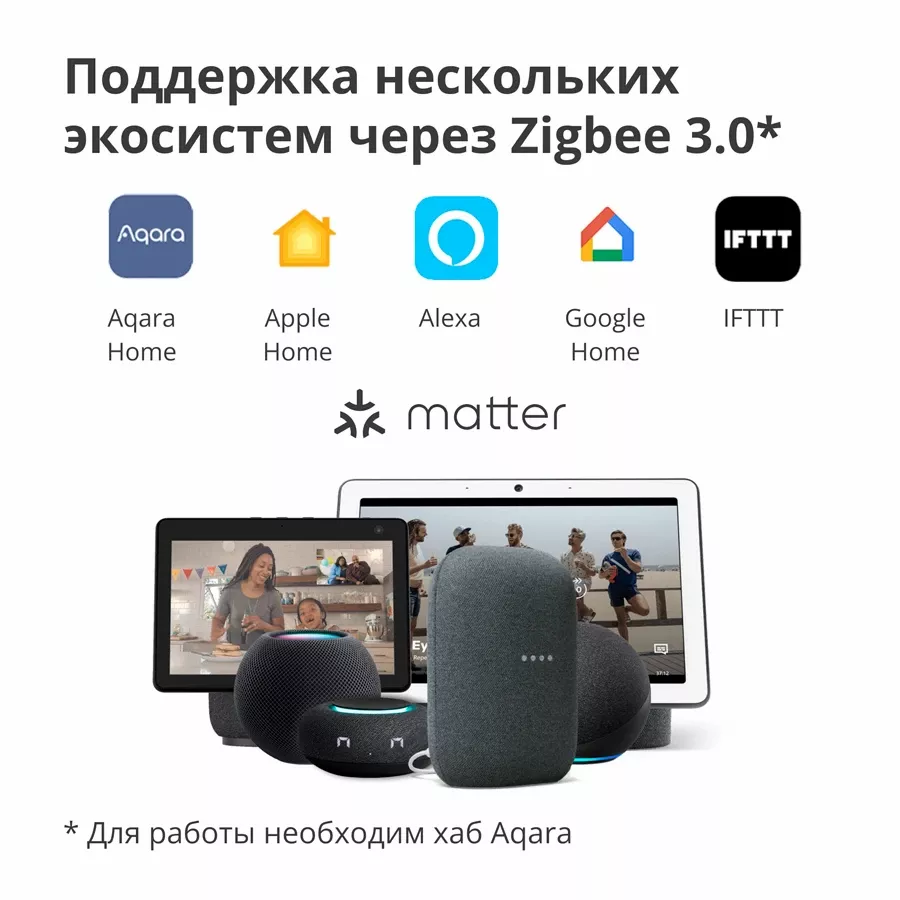 Умный дверной звонок AQARA, Чёрный — image №4