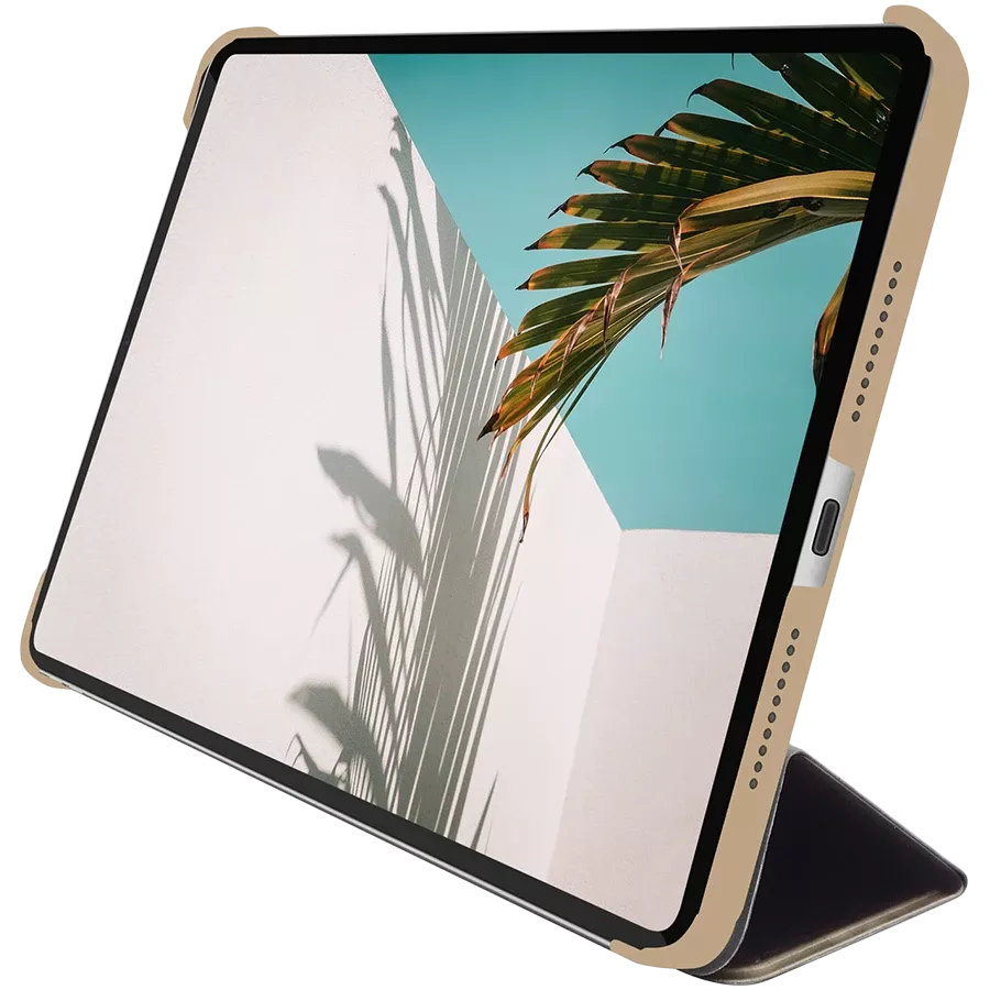 Обкладинка Smart Folio MACALLY Bookstand  Золотий для iPad mini (6-го покоління) — Зображення №2