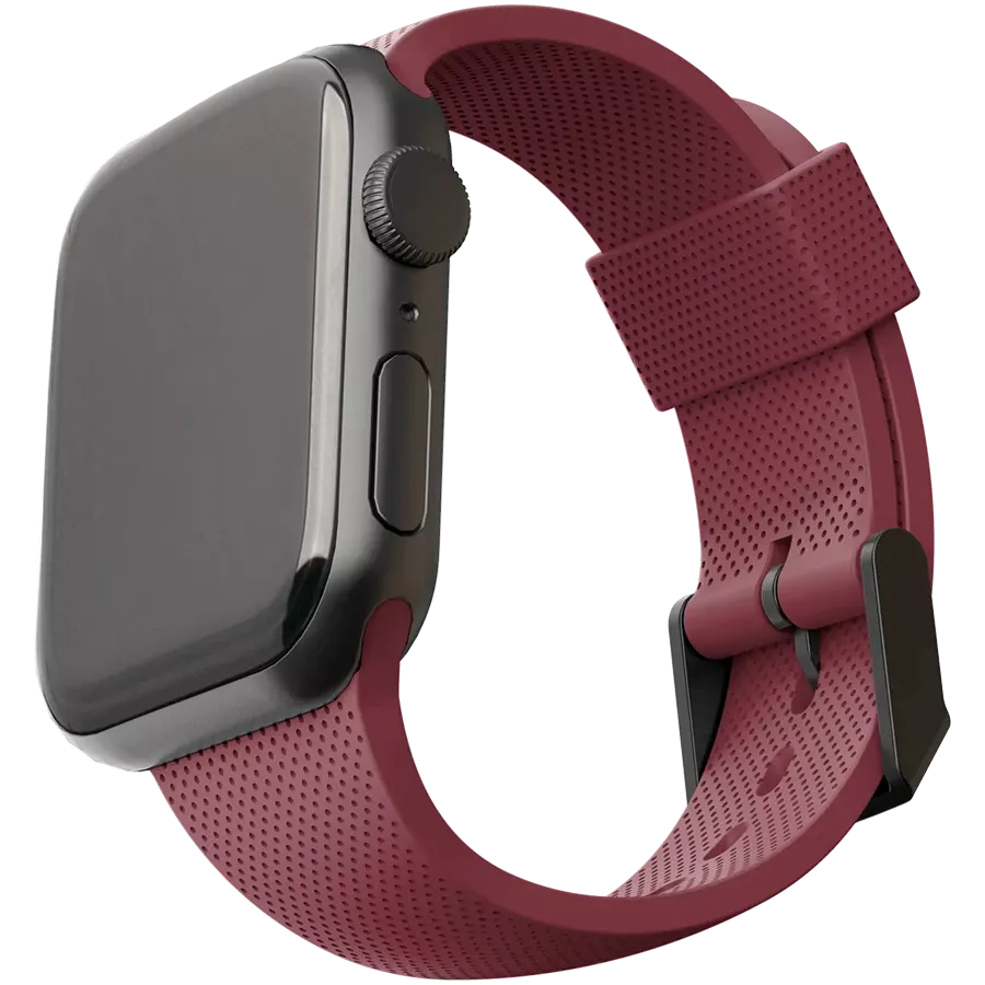 Curea UAG Dot din silicon, 42/44/45 mm, Aubergine — image №2