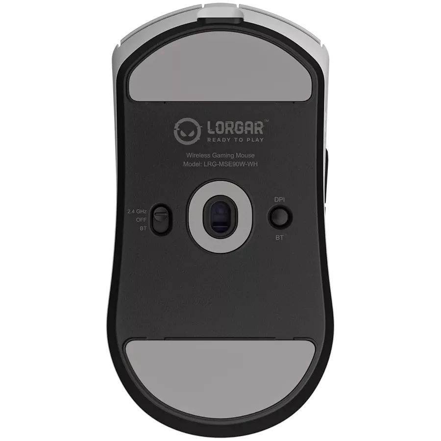 LORGAR MSE90W Gaming Mouse, Wireless, White — Image №10