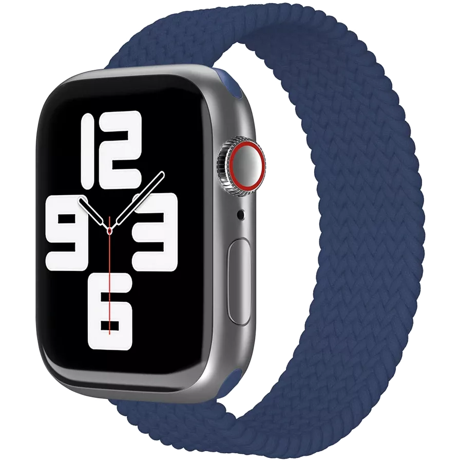 Ремешок VLP Woven nylon strap для Apple Watch 38/40/41 Тёмно-синий — image №1