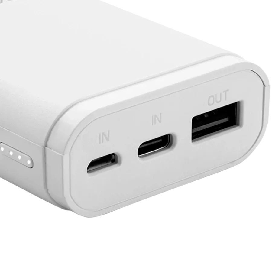 CANYON PB-103 Power Bank, 10000 mAh, Λευκό — Εικών №3