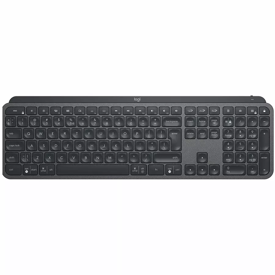 LOGITECH MX Keys Πληκτρολόγιο, Ασύρματο, Γραφίτης, Διεθνή Αγγλικά — Εικών №1