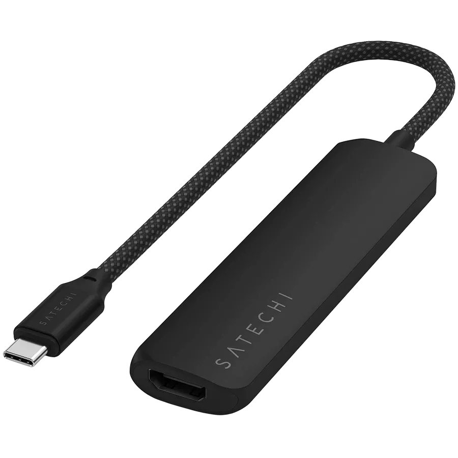 Multiport Adapter SATECHI  Slim 4 Multiport  Սև — image №1