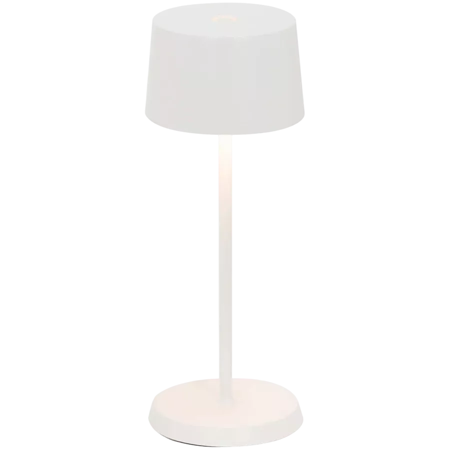 ZAFFERANO OLIVIA MICRO TABLE LAMP 75x200mm. PAINTED MATT WHITE 2.2W LED 65-72lm. — Image №1