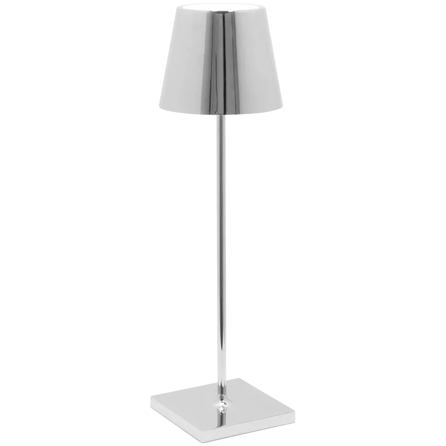 ZAFFERANO POLDINA PRO TABLE LAMP 111x380mm. CHROME 2.2W LED 185/203lm. — Image №1