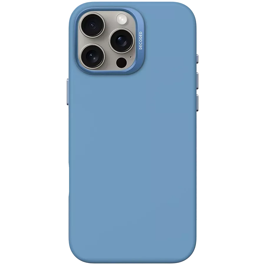 Чехол DECODED из силикона с MagSafe Air для iPhone 16 Pro Max, Blue — image №1