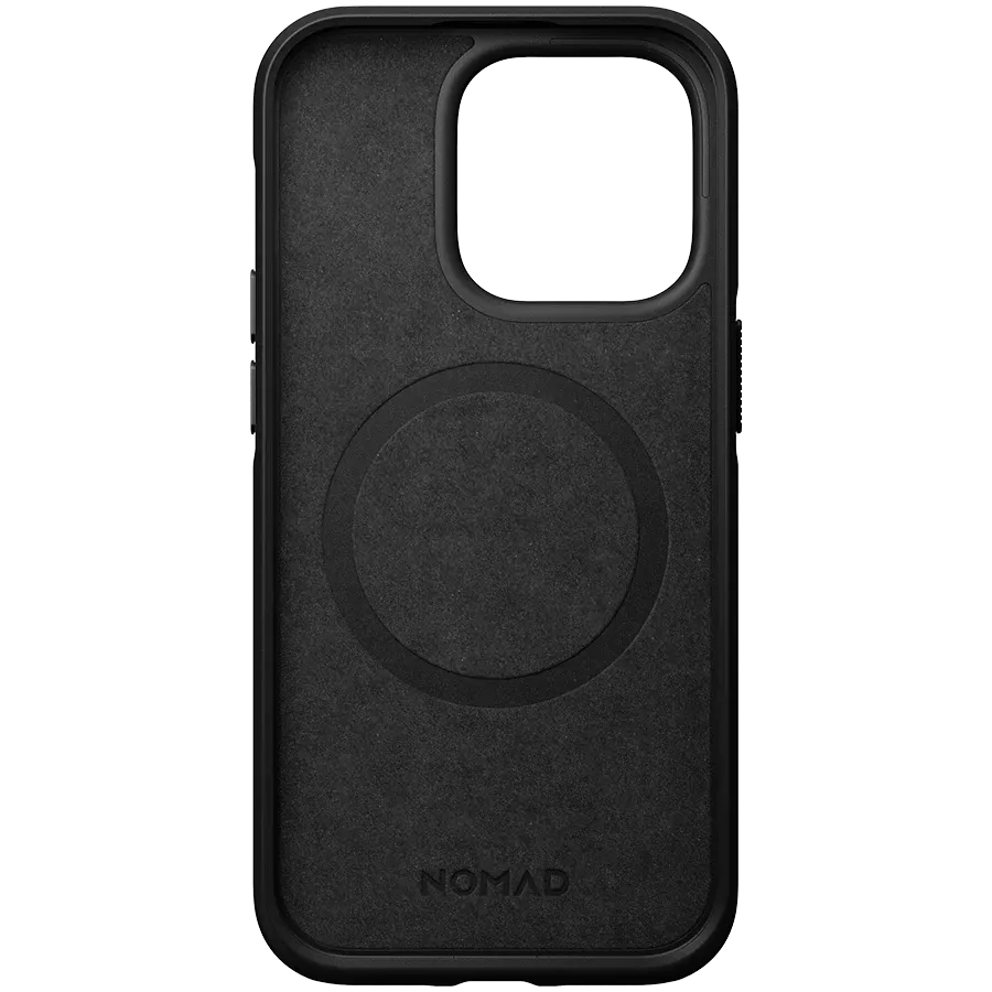 NOMAD Θήκη Modern Horween με MagSafe, Μαύρος for iPhone 14 Pro — Εικών №1