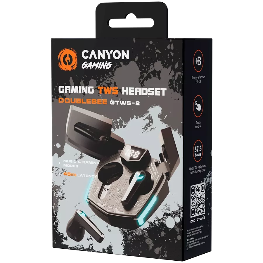 CANYON GTWS-2 {Бездротове} Гарнітура, Чорний — Зображення №6