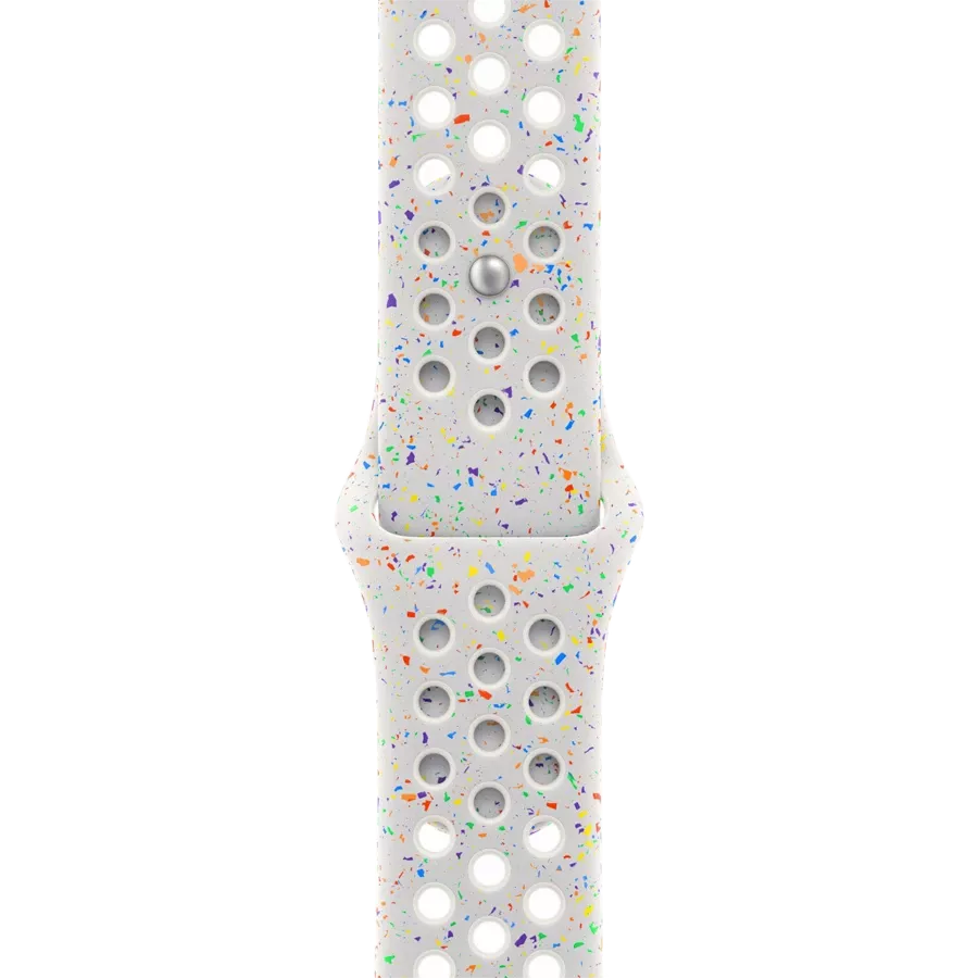 Ремінець APPLE 40mm Nike Sport Band - S/M & M/L Nike Sport Band Pure Platinum за Apple Watch 40 mm — Зображення №1