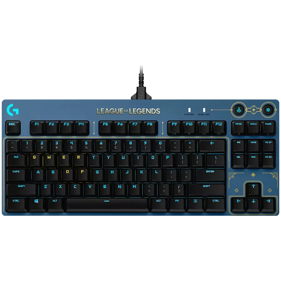 LOGITECH G Pro Πληκτρολόγιο, Ενσύρματο, Μαύρος, US English — Εικών №1