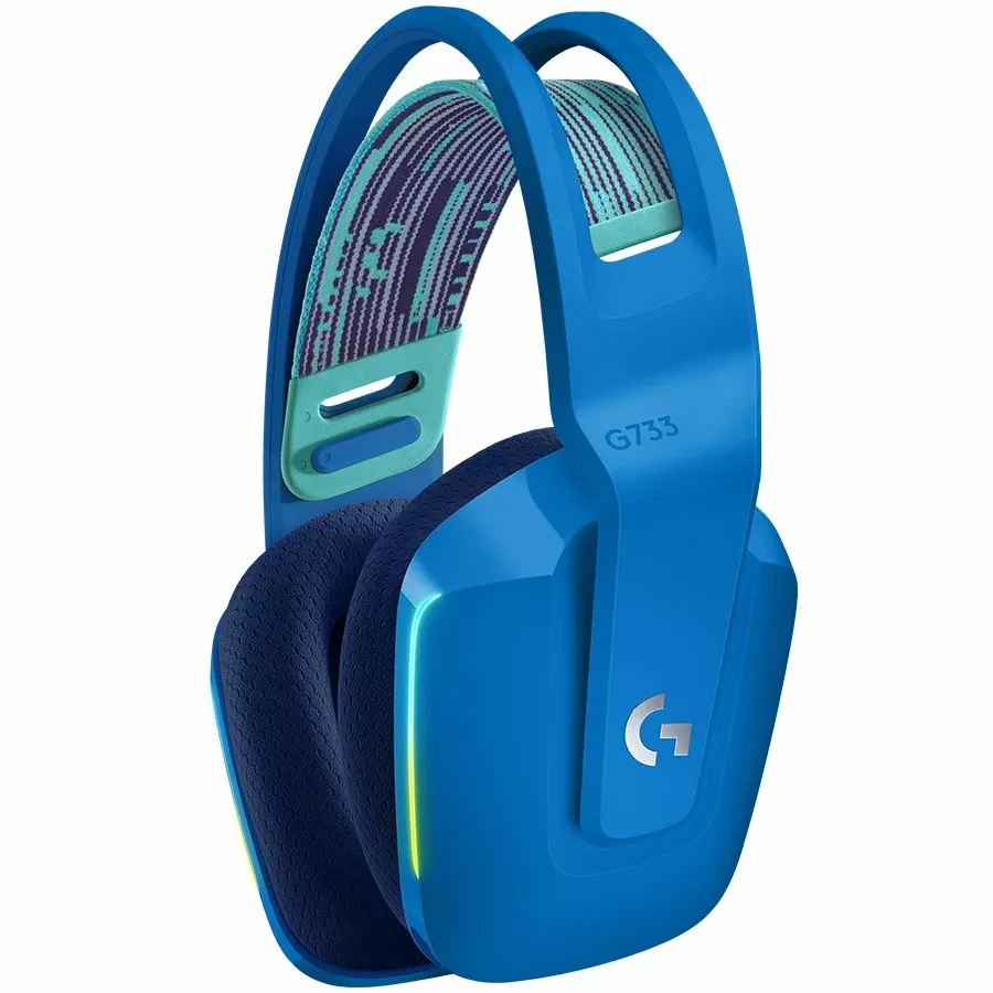 Wireless Gaming Headset LOGITECH G733 with Microphone, Blue — Image №2