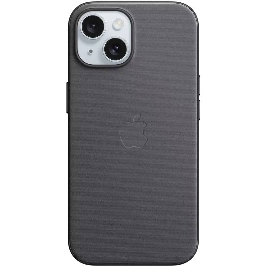 Case APPLE FineWoven Case with MagSafe Black for iPhone 15 — Image №1